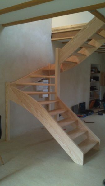 Escalier en pin